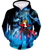 Fullmetal Alchemist Brothers Forever Edward Elrich X Alponse Elrich Cool Anime Action Zip Up Hoodie - Hoodie