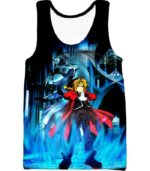 Fullmetal Alchemist Brothers Forever Edward Elrich X Alponse Elrich Cool Anime Action Hoodie - Tank Top