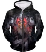 Fullmetal Alchemist Brothers Together As One Edward X Alphonse Best Anime Poster Hoodie - Zip Up Hoodie