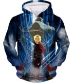 Fullmetal Alchemist Brothers Together Edward X Alphonse Ultimate Anime Action Zip Up Hoodie - Hoodie