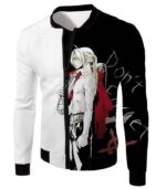 Fullmetal Alchemist Cool Alchemist Edward Elrich Black And White Anime Hoodie - Jacket