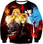 Fullmetal Alchemist Cool Fullmetal Alchemist Anime Promo Poster Hoodie - Sweatshirt