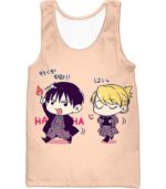 Fullmetal Alchemist Cute Fullmetal Alchemist Anime Illustrations Roy X Riza Promo Zip Up Hoodie - Tank Top