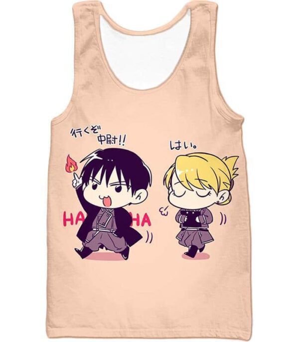 Fullmetal Alchemist Cute Fullmetal Alchemist Anime Illustrations Roy X Riza Promo Hoodie - Tank Top