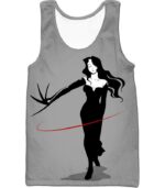 Fullmetal Alchemist Deadly Homunculi Lust Cool Fullmetal Alchemist Anime Grey Zip Up Hoodie - Tank Top