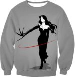 Fullmetal Alchemist Deadly Homunculi Lust Cool Fullmetal Alchemist Anime Grey Hoodie - Sweatshirt