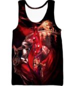 Fullmetal Alchemist Fighting For Life Brothers Edward X Alphonse Elrich Promo Zip Up Hoodie - Tank Top