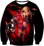 Fullmetal Alchemist Fighting For Life Brothers Edward X Alphonse Elrich Promo Zip Up Hoodie - Sweatshirt