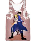 Fullmetal Alchemist Fighting Together Alchemy Heroes Edward X Roy Anime Hoodie - Tank Top