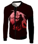 Fullmetal Alchemist Fullmetal Alchemist Anime Edward Elrich Promo Maroon Zip Up Hoodie - Jacket