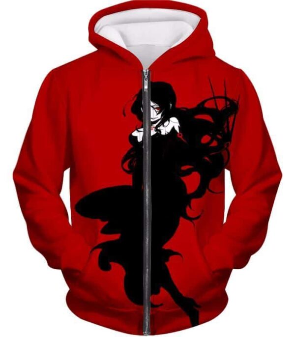 Fullmetal Alchemist Fullmetal Alchemist Deceiving Homunculi Lust Cool Promo Red Hoodie - Zip Up Hoodie