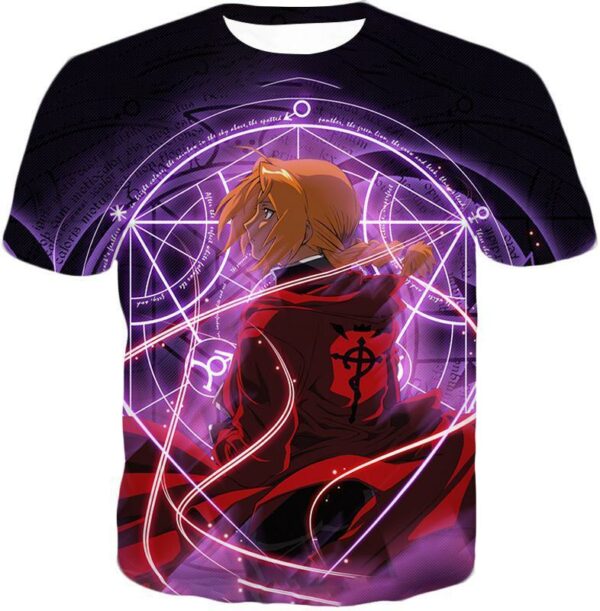 Fullmetal Alchemist Fullmetal Alchemist Edward Elrich Anime Alchemy Action Hoodie - T-Shirt