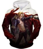 Fullmetal Alchemist Fullmetal Alchemist Edward Elrich Cool Anime Pose Hoodie