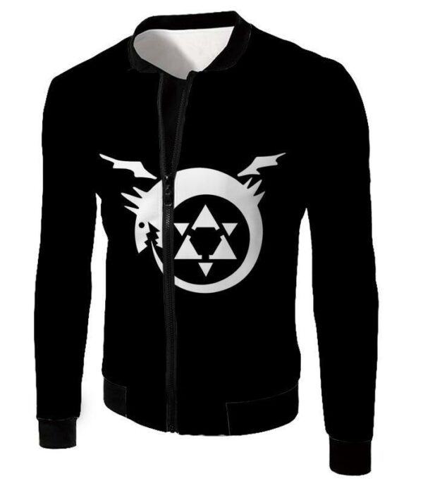 Fullmetal Alchemist Fullmetal Alchemist Homunculi Symbol Black Hoodie - Jacket