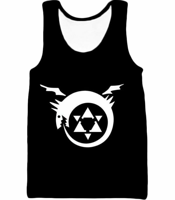 Fullmetal Alchemist Fullmetal Alchemist Homunculi Symbol Black Hoodie - Tank Top