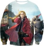 Fullmetal Alchemist High Definition Art Fullmetal Alchemist Edward Elrich Anime Poster Hoodie - Sweatshirt