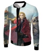 Fullmetal Alchemist High Definition Art Fullmetal Alchemist Edward Elrich Anime Poster Hoodie - Jacket