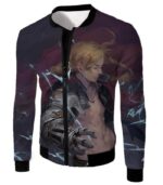 Fullmetal Alchemist High Definition Fan Art State Alchemist Edward Elrich Cool Poster Hoodie - Jacket