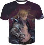 Fullmetal Alchemist High Definition Fan Art State Alchemist Edward Elrich Cool Poster Hoodie - T-Shirt