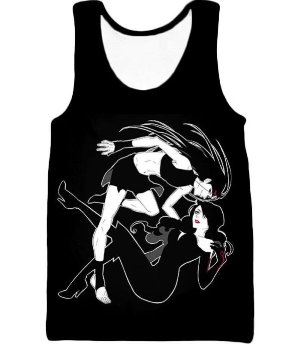 Fullmetal Alchemist Homunculi Envy X Lust Fullmetal Alchemist Anime Black Hoodie - Tank Top