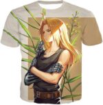 Fullmetal Alchemist Long Blonde Haired Anime Hero Edward Elrich Cool Pose Grey Hoodie - T-Shirt