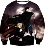 Fullmetal Alchemist State Alchemists Edward X Roy Hoodie - Sweatshirt