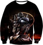 Fullmetal Alchemist Trapped In An Armour Cool Hero Alphonse Elrich Graphic Hoodie - Sweatshirt