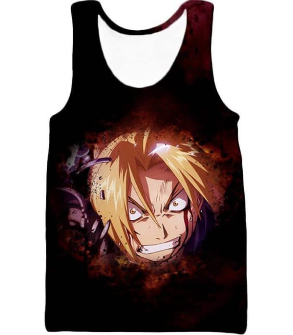 Fullmetal Alchemist Trying Hard And Desperate Edward Elrich Hoodie - Tank Top