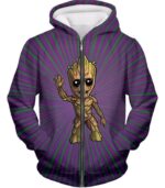 Baby Groot Hoodie - Zip Up Hoodie