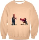 Groot And Rocket Raccoon Super Hoodie - Sweatshirt