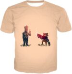 Groot And Rocket Raccoon Super Hoodie - T-Shirt