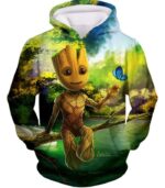 Hero Young Sapling Groot Hoodie - Hoodie