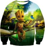 Hero Young Sapling Groot Hoodie - Sweatshirt