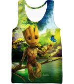 Hero Young Sapling Groot Hoodie - Tank Top