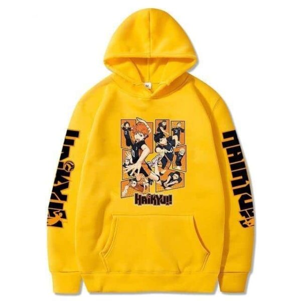 Haikyuu Hoodie Karasuno Synchronized Attack