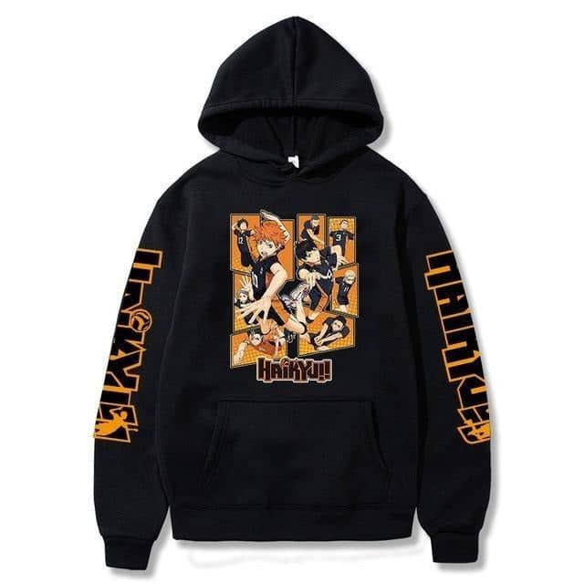 Haikyuu Hoodie Karasuno Synchronized Attack