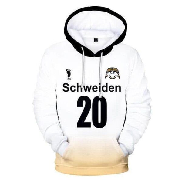 Schweiden Adlers Hoodie Tobio Kageyama