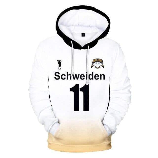 Schweiden Adlers Hoodie Ushijima Wakatoshi