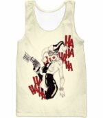 Crazy Jokers Forever Love Harley Quinn Cool White Hoodie - Tank Top