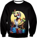 DCs Ultimate Villain Harley Quinn Christmas Promo Cool Black Hoodie - Sweatshirt