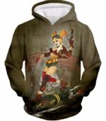 Extremely Wild And Crazy Super Villain Harley Quinn Animated Action Hoodie