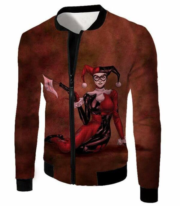 Gotham Citys Queen Harley Quinn Promo Hoodie - Jacket