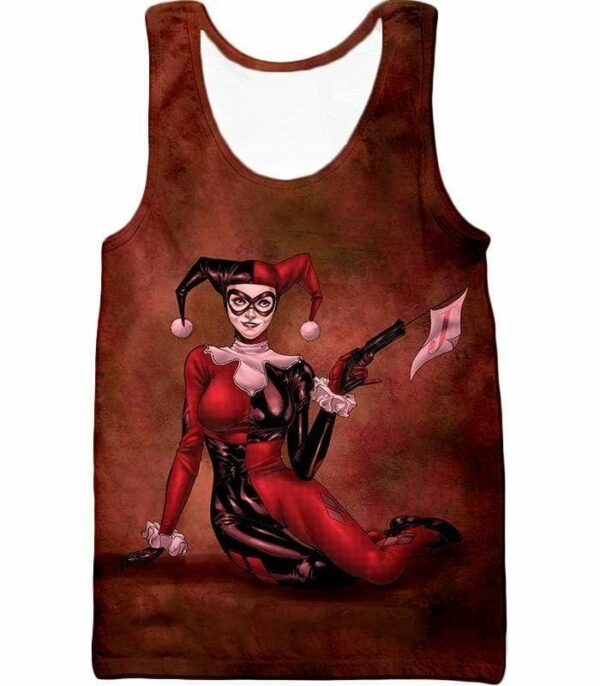 Gotham Citys Queen Harley Quinn Promo Hoodie - Tank Top