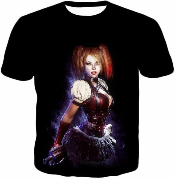 Harley Quinn Fan Art HD Black ] Hoodie - T-Shirt