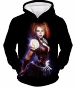 Harley Quinn Fan Art HD Black ] Zip Up Hoodie - Hoodie