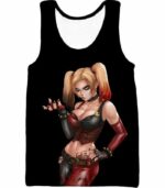 Harley Quinn HD Graphic Black Hoodie - Tank Top