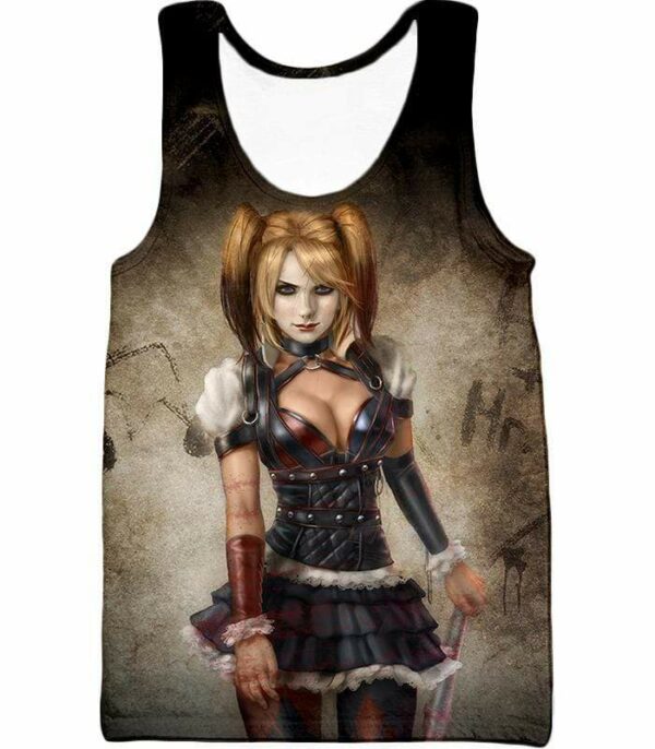 Hot Blonde Harley Quinn HD Graphic Hoodie - Tank Top