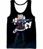 Hottest DC Villain Harley Quinn Promo HD Black Hoodie - Tank Top