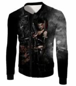 Jokers Love Harley Quinn Cool Action Promo Zip Up Hoodie - Jacket