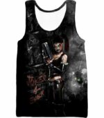 Jokers Love Harley Quinn Cool Action Promo Zip Up Hoodie - Tank Top